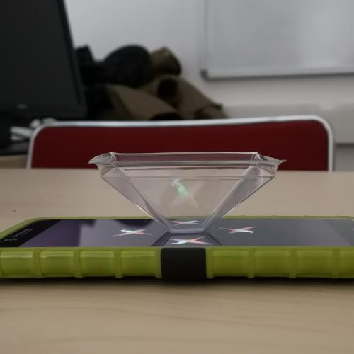 Hologramm in Tiefzieholie