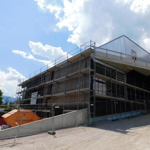 Baustelle Sporthalle Südseite
