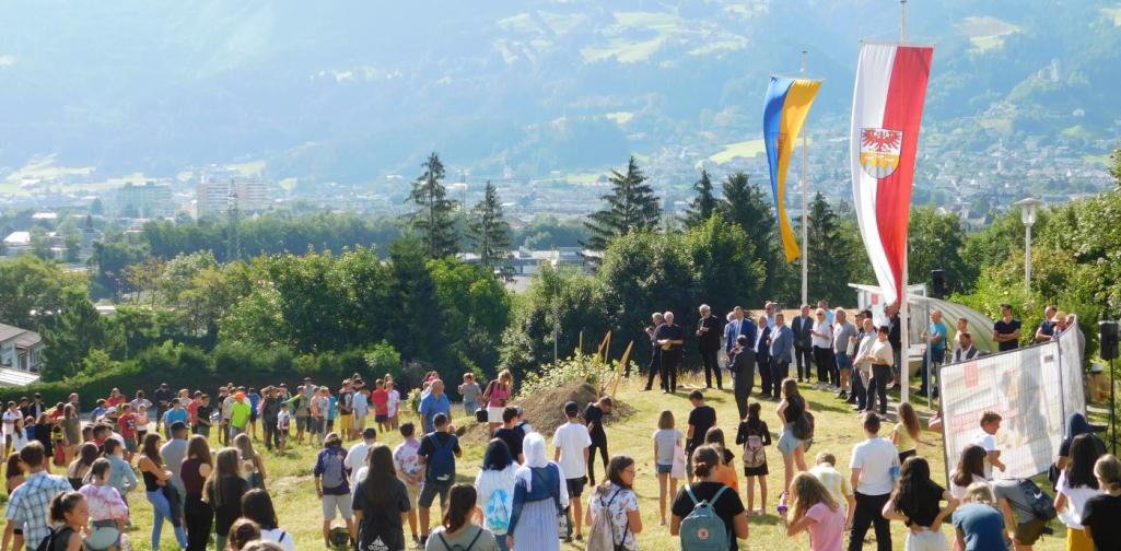 Blick auf den Festplatz