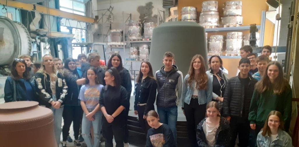 Glockenmuseum Klasse im Glockenmuseum