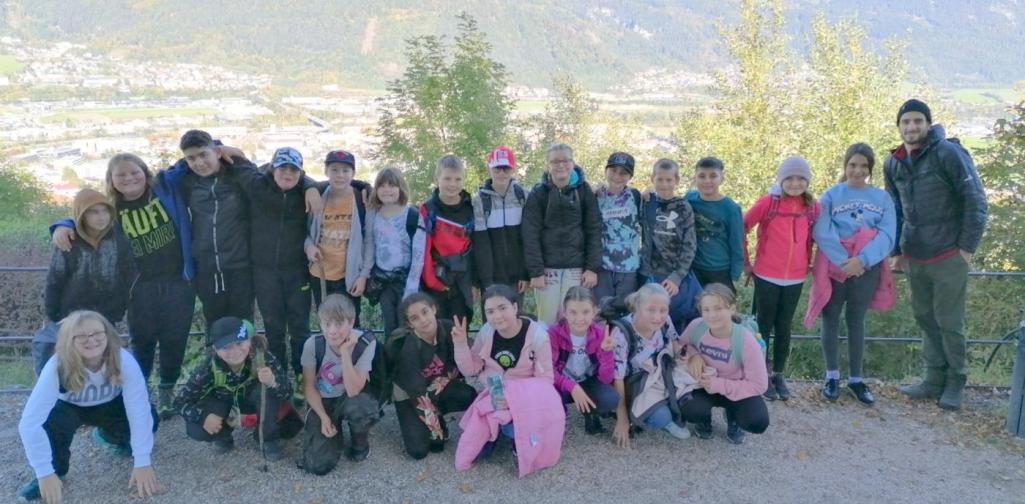 Wandertag 4 Schülergruppe